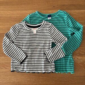 Toddler Long Sleeve Tees and Jogger Pants Bundle, 2T